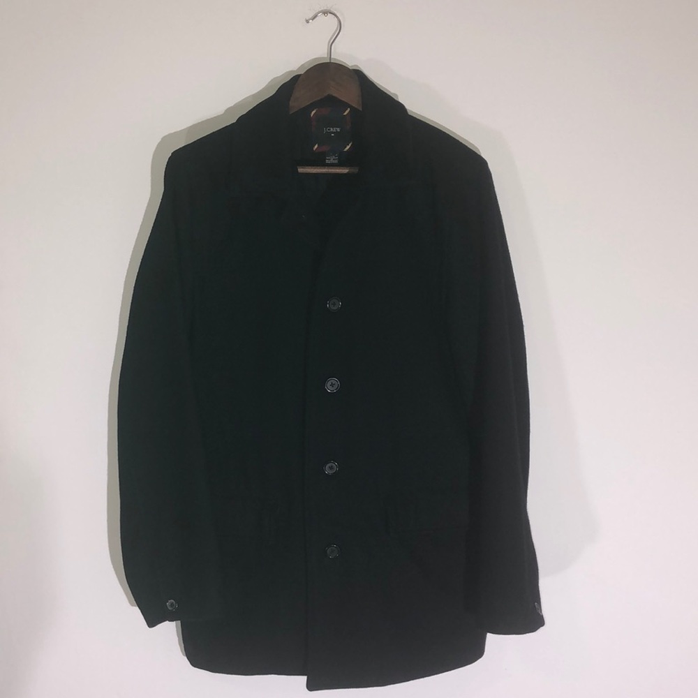 J. Crew peacoat.